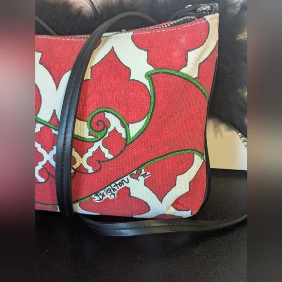 Brighton Love Dove Canvas Crossbody Purse Bag - Picture 11 of 11